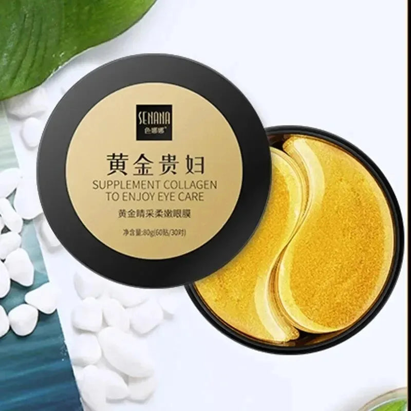 60pcs Golden Moisturizing Eye Mask.