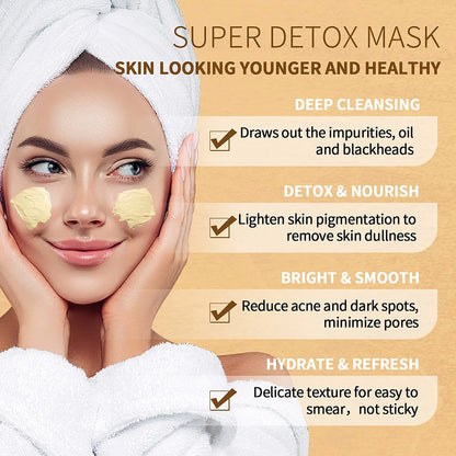 Acne And Blackhead Tumeric Clay Facial Mask. - BLAKESTORE-NG
