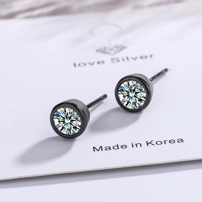High Quality Silver Stud Earrings 925 For Women - BLAKESTORE-NG