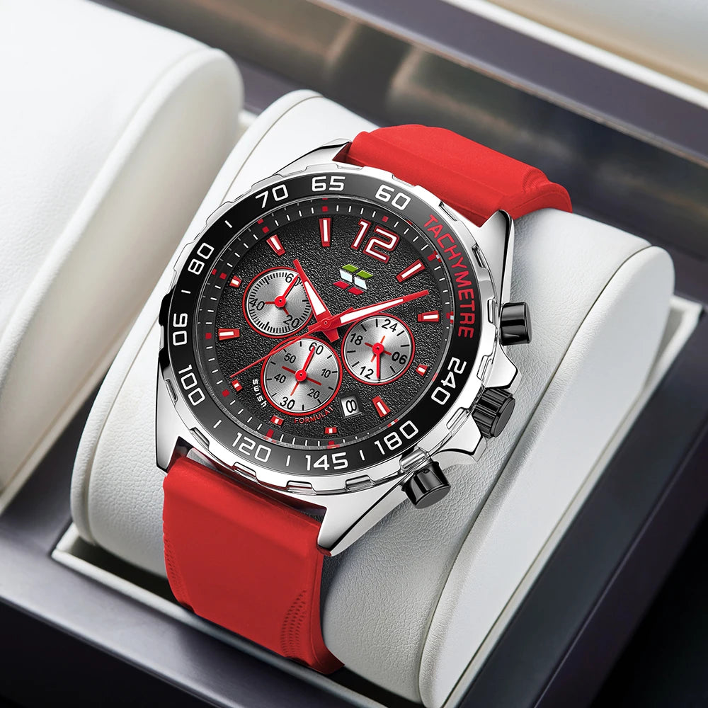 SWISH Sports Men's Quartz Watch Three Eyes.