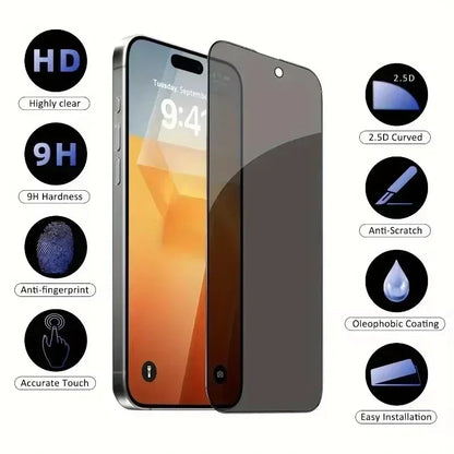 5Pcs Full Cover Antispy Screen Protector.