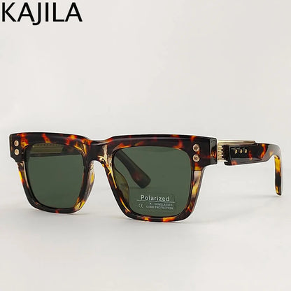Polarized Square Punk Sunglasses Men UV400