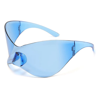 Cycling Oversized Punk Rimless Goggle.