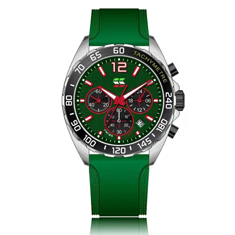 SWISH Sports Men's Quartz Watch Three Eyes.
