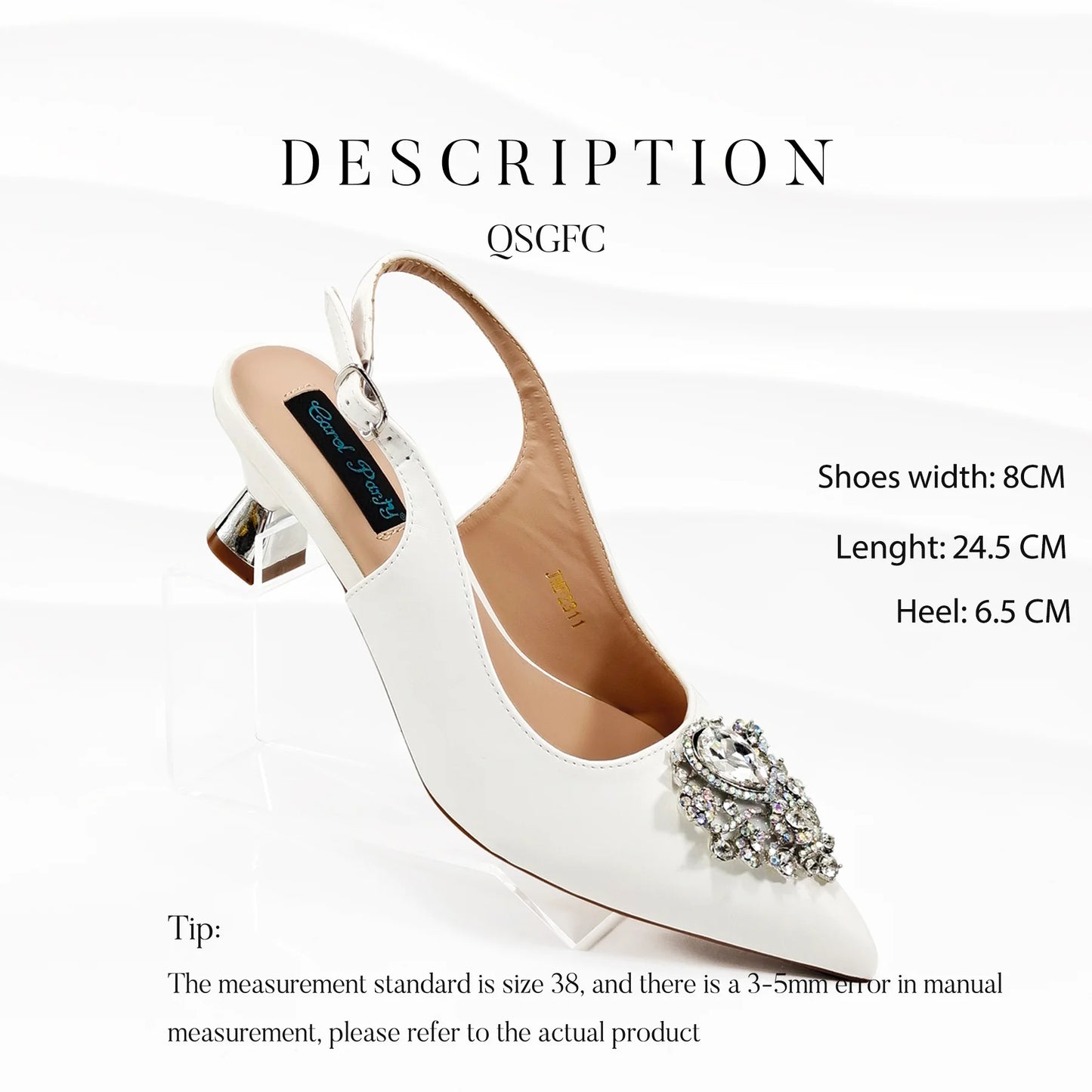 Women High Heels Sandal With Bag Set. Hot Selling INS Pointed-Toe Luxury Style.For Wedding Party