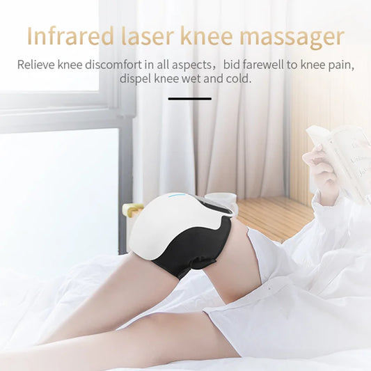 Knee Massager with LED Display. Heat and Kneading for Pain Relief. Rechargeable with Infrared Heated Vibration Tool. Arthritis Massagers - BLAKESTORE-NG
