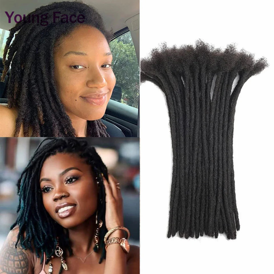 Dreadlock Extensions Real Human Hair.