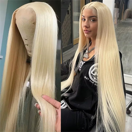 Straight 613 Blonde 13x6 HD Lace Front Human Hair - BLAKESTORE-NG