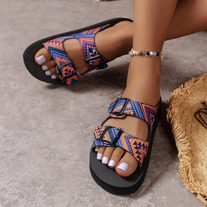 Women's Slides House Slippers Flat Sandals.