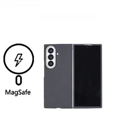 Galaxy Z Fold 7 Shockproof Carbon Fiber Business Phone Case.