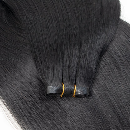 Invisible Long Tape PU Weft Human Hair.