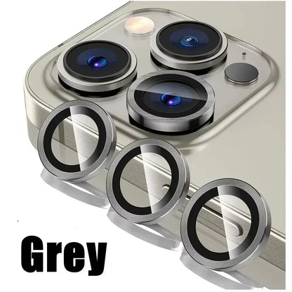 3Pcs Metal Lens Protector Glass for IPhone.