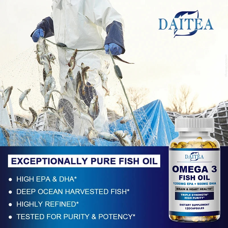 Premium Omega 3 Fish Oil.