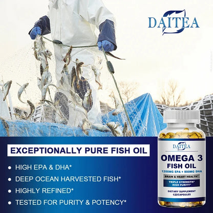 Premium Omega 3 Fish Oil.