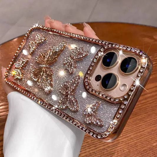 3D Butterfly Shiny Case For iPhone.