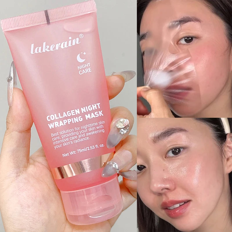 Night Collagen Peel off Wrapping Mask for All Skin Types - BLAKESTORE-NG