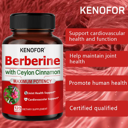 Berberine and Ceylon Cinnamon - Supports joints and cardiovascular system.
