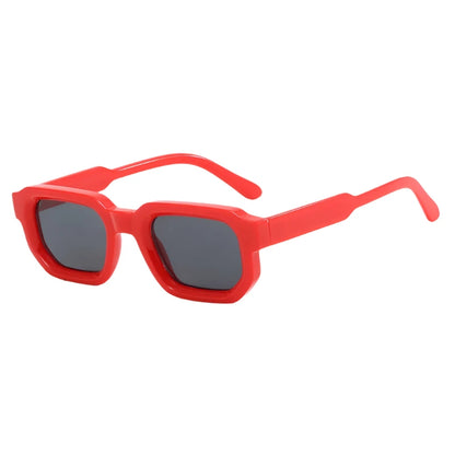 Men Vintage Rectangle Frame Sunglasses.