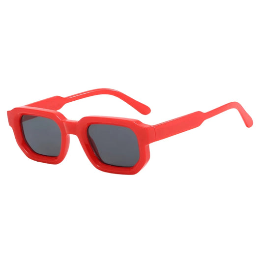 Men Vintage Rectangle Frame Sunglasses.
