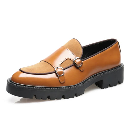 Men's Casual Leather Shoes. British Style Loafers.