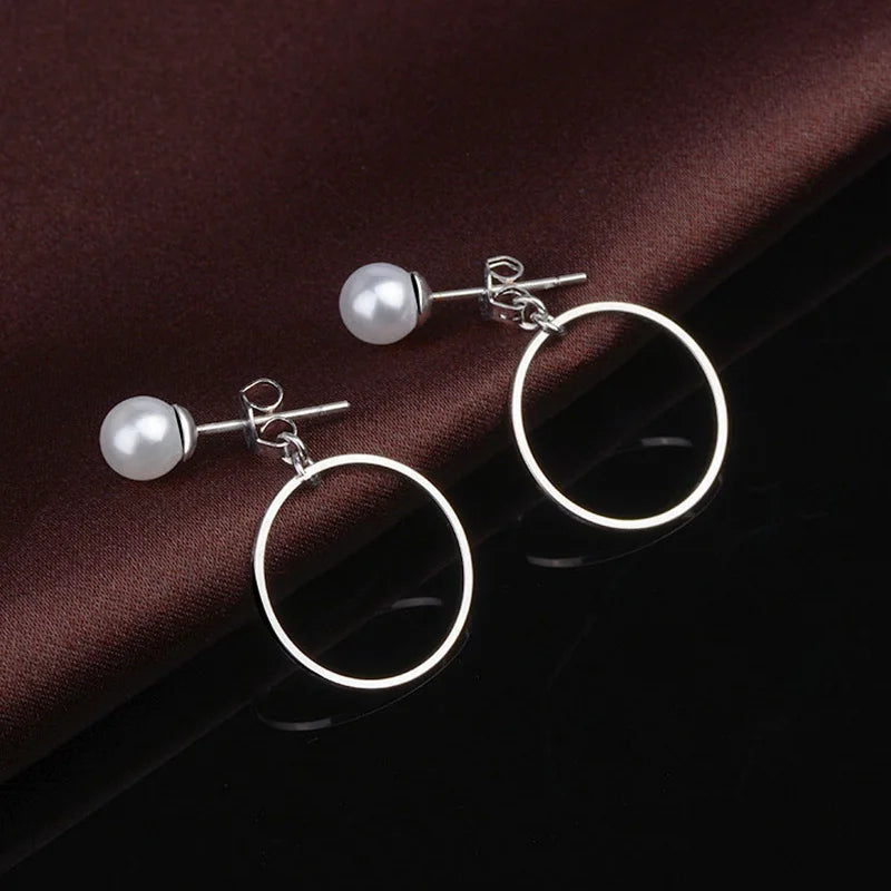High Quality Silver Stud Earrings 925 For Women - BLAKESTORE-NG
