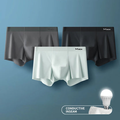 3Pcs Ice Silk Man Underwear.