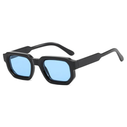 Men Vintage Rectangle Frame Sunglasses.