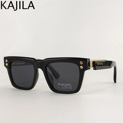 Polarized Square Punk Sunglasses Men UV400