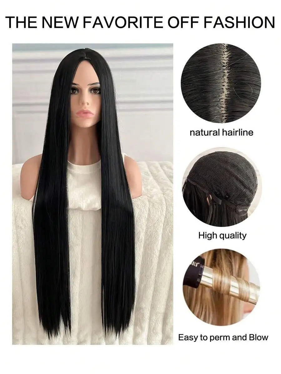 40-Inches synthetic wig.