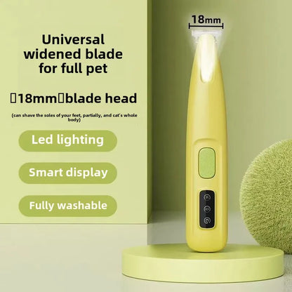 Dog Paw Trimmer with LED Light Fully Waterproof.