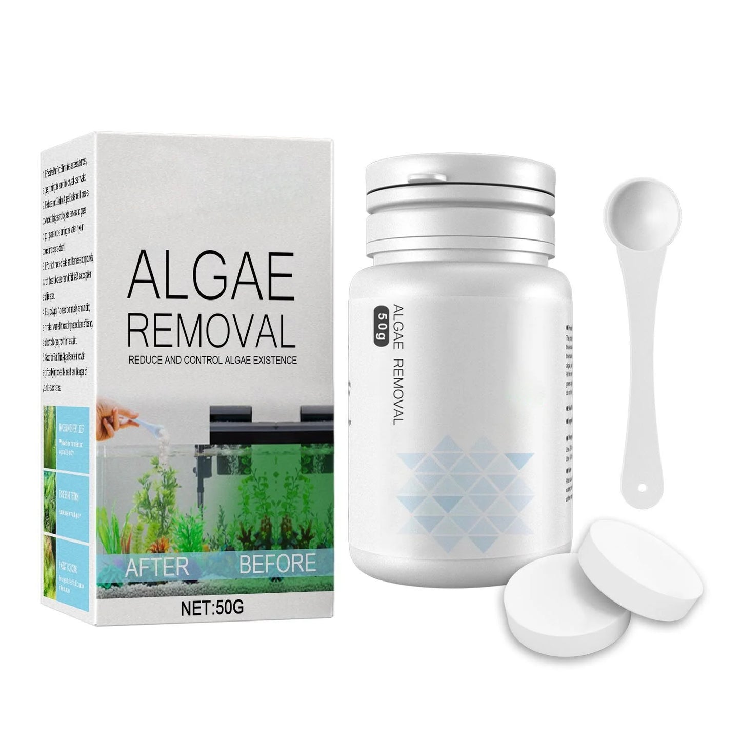Fish Tank Cleaning Algae Tablets.