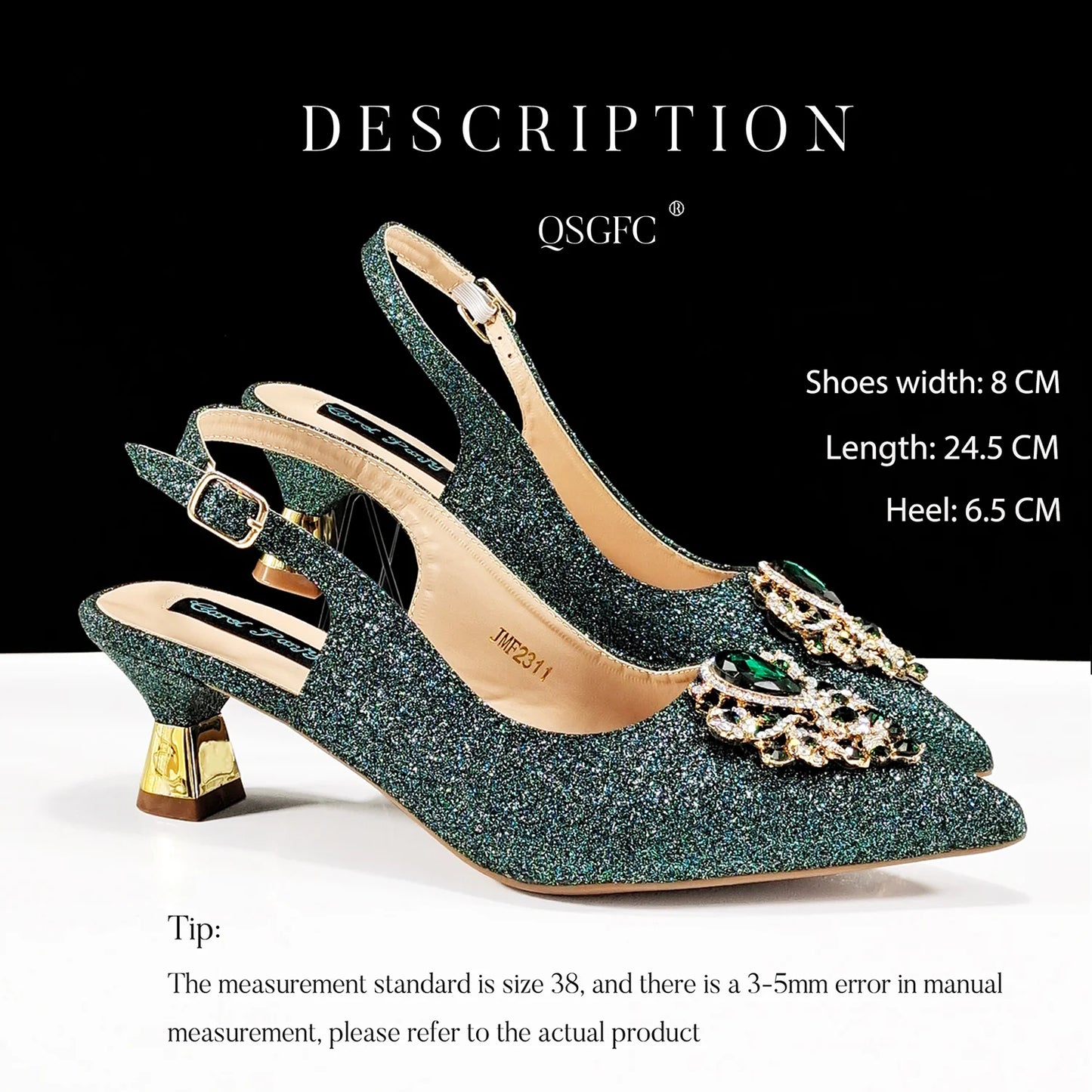 Women High Heels Sandal With Bag Set. Hot Selling INS Pointed-Toe Luxury Style.For Wedding Party