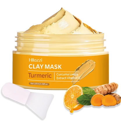 Turmeric  Clay Deep Cleansing Facial Mask.