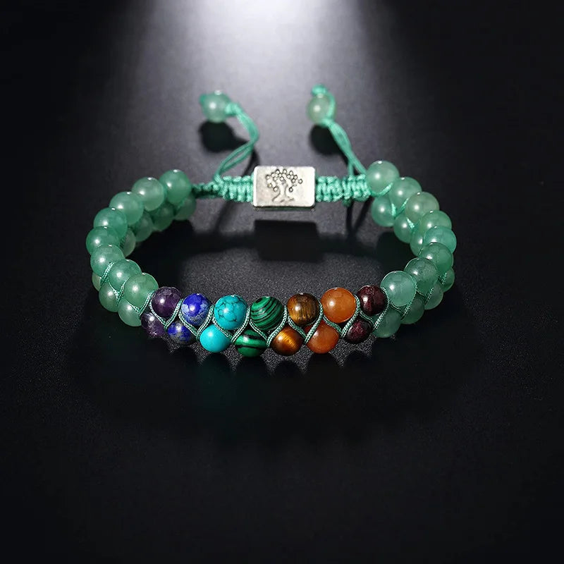 Life Tree Bracelets Natural Stone Reiki Healing Beads Bangles for Men and Women - BLAKESTORE-NG