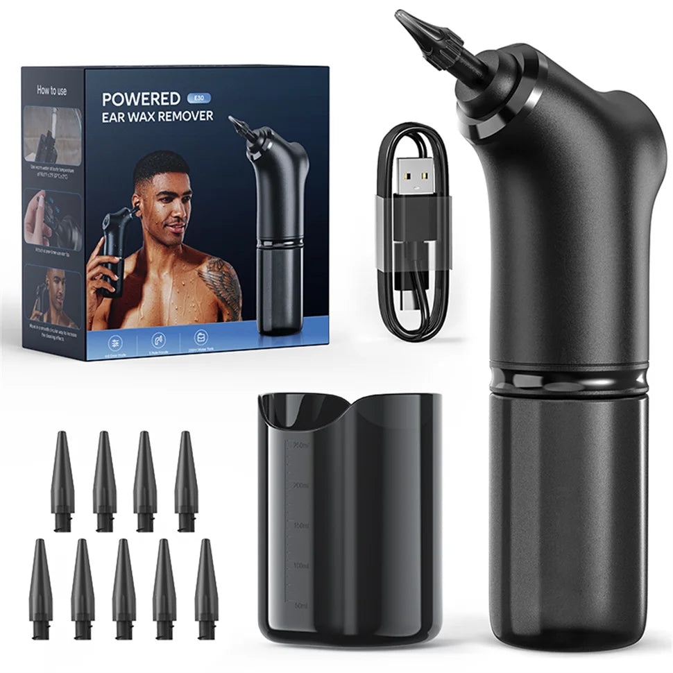 Electric Ear Wax Removal Kit - 4 Pressure Modes.