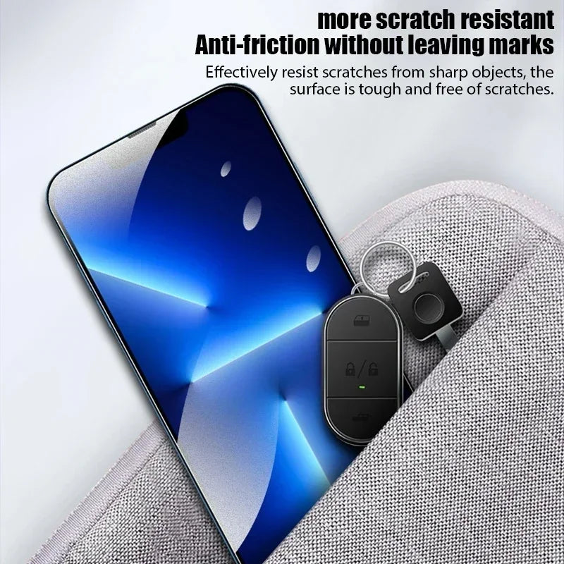 4Pcs Matte Tempered Glass For iPhone