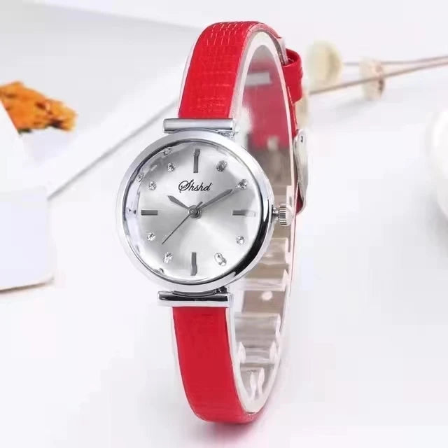 Luxury Women Quartz Watch with Silica Gel Strap. - BLAKESTORE-NG