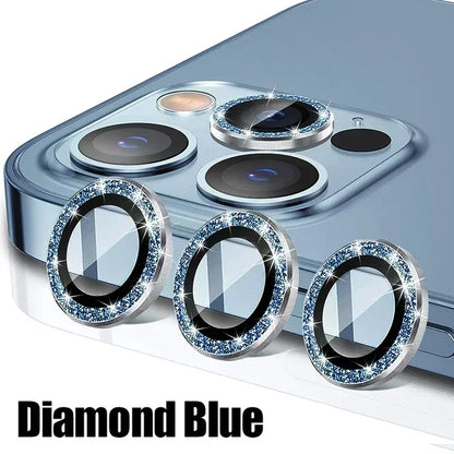 3Pcs Metal Lens Protector Glass for IPhone.