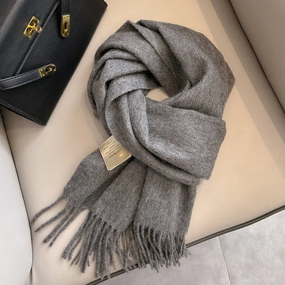 Winter Narrow Scarf- 100% Wool