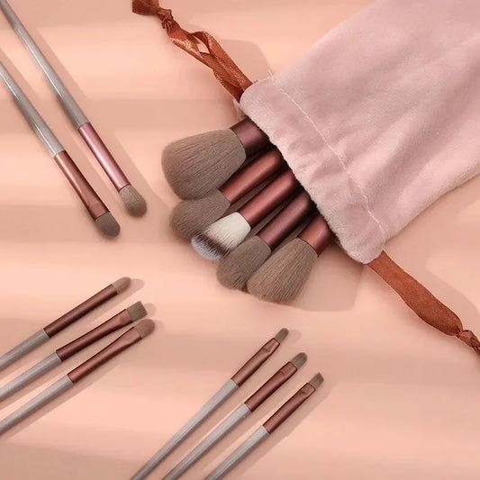 13 PCS Makeup Brushes Set for Women - BLAKESTORE-NG