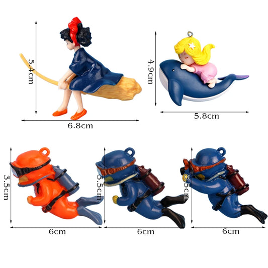 Cartoon Fish Tanks Decor.