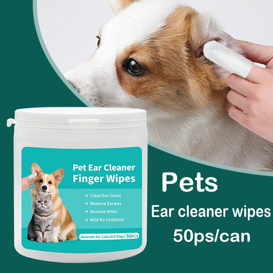 Ear Cleaning ear mite removal for dog and cat