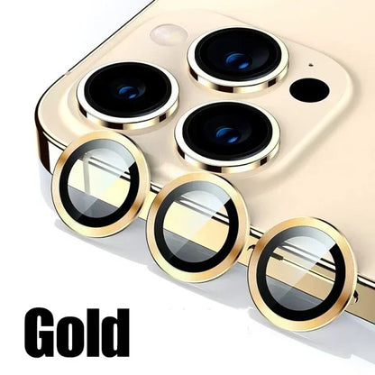 3Pcs Metal Lens Protector Glass for IPhone.