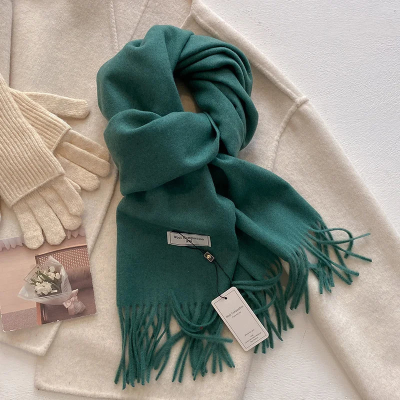Winter Wool Scarf For Women