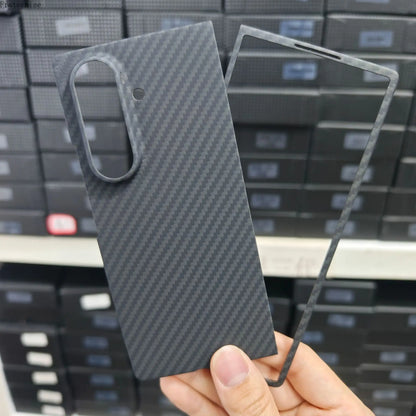 Galaxy Z Fold 7 Shockproof Carbon Fiber Business Phone Case.