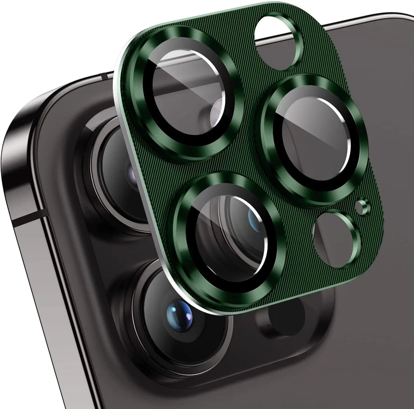 Metal Tempered Glass Camera Lens Protector Film Cover For iPhone.