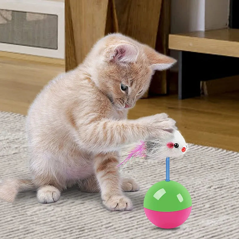 Cat mouse teasing Toy.