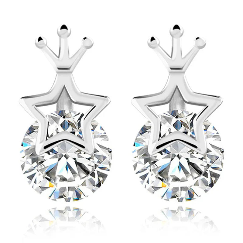 High Quality Silver Stud Earrings 925 For Women - BLAKESTORE-NG