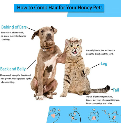 Dog Hair Remover Brush for Cat & Dog.