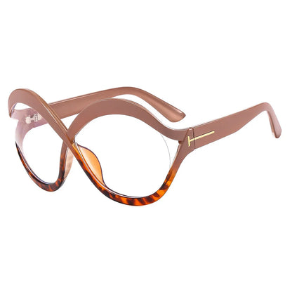 New Oversized Circular Frame Sunglasses for Women